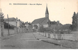 MALESHERBES - Rue De L'Eglise - Très Bon état - Malesherbes