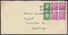 Germany, BRD 1959, Letter Stuttgart - Zagreb, Yugoslavia I - Otros & Sin Clasificación