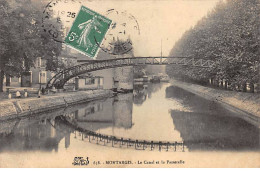 MONTARGIS - Le Canal Et La Passerelle - Très Bon état - Montargis