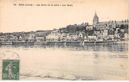 GIEN - Les Bords De La Loire - Les Quais - Très Bon état - Gien