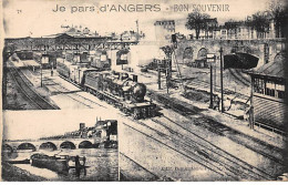 Je Pars D'ANGERS - Bon Souvenir - Très Bon état - Angers