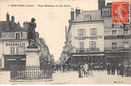 MONTARGIS - Place Mirabeau Et Rue Dorée - Très Bon état - Montargis