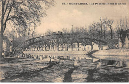 MONTARGIS - La Passerelle Sur Le Canal - état - Montargis