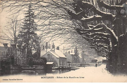 MONTARGIS - Ecluse De La Marolle En Hiver - état - Montargis