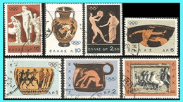 GREECE-GRECE - HELLAS 1964: Olympic Games Tokyo Compl. Set Used. - Usati