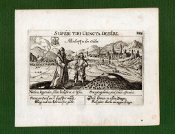 ST-DE BAD SOODEN-ALLENDORF 1630~ Allendorf In Den Suden Daniel Meisner SUPERI TIBI CUNCTA DEDERE - Prenten & Gravure