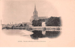 LAVAL - Vue De La Basilique Et Du Pont D'Avénières - Très Bon état - Laval