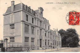 LANGRES - L'Ecole Des Filles Et La Crèche - Très Bon état - Langres