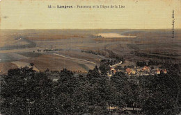 LANGRES - Panorama Et La Digue De La Liez - Très Bon état - Langres