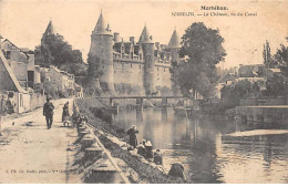 JOSSELIN - Le Château, Vu Du Canal - Très Bon état - Josselin