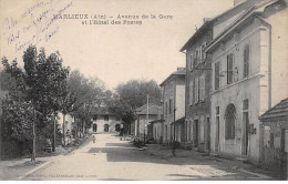 MARLIEUX - Avenue De La Gare Et L'Hôtel Des Postes - Très Bon état - Non Classificati