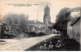 BAGE LE CHATEL - Rue De L'Eglise Par La Route De Feillens - Très Bon état - Ohne Zuordnung