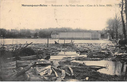 MORSANG SUR ORGE - Restaurant " Au Vieux Garçons " - Crue De La Seine 1910 - Très Bon état - Morsang Sur Orge