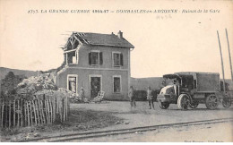 La Grande Guerre 1914 - DOMBASLES EN ARGONNE - Ruines De La Gare - Très Bon état - Altri & Non Classificati