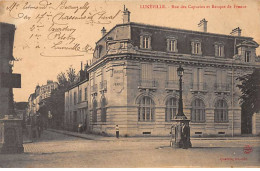 LUNEVILLE - Rue Des Capucins Et Banque De France - Très Bon état - Luneville