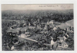 39018307 - Tautenburg I. Thuer. Mit Gesamtansicht Und Kirche Gelaufen Von 1908. Gute Erhaltung. - Jena