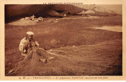 TREGASTEL - Le Populaire ZANTIK Raccomode Son Filet - Très Bon état - Trégastel