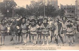 Fêtes Historiques Et Celtiques De SAINT BRIEUC - 1906 - La Fête Des Fous Et De L'Ane - Stade Briochin - Très Bon état - Saint-Brieuc