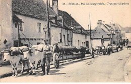 SEMUR - Rue Du Bourg Voisin - Transport D'Arbres - Très Bon état - Semur