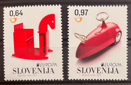 SLOVENIA 2015 Europa - Historical Toys; Rocking Horse & Tin Car **MNH Michel # 1154,1155 - Slowenien