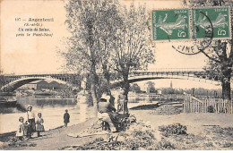 ARGENTEUIL - Un Coin De Seine Près Le Pont Neuf -  état - Argenteuil