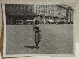 Italia 4x Foto Roma Piazza San Giovanni In Laterano 1939. Tramway - Europe