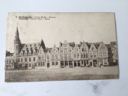 Carte Postale Ancienne Dendermonde Groote Markt- Museum - Termonde Grand’Place Musée - Dendermonde