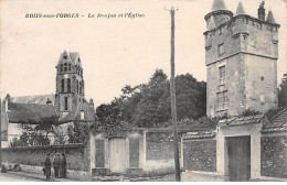 BRIIS SOUS FORGES - Le Donjon Et L'Eglise - état - Briis-sous-Forges