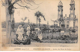 Guerre 1914 15 16 - ENGHIEN LES BAINS - Jardins Des Roses Du Casino - Très Bon état - Enghien Les Bains