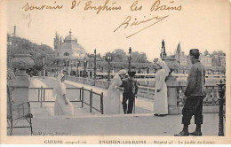 Guerre 1914 15 16 - ENGHIEN LES BAINS - Hôpital 45 - Les Jardins Du Casino - Très Bon état - Enghien Les Bains