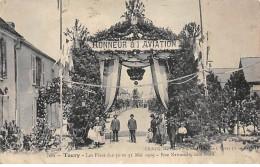 TOURY - Les Fêtes Des 30 Et 31 Mai 1909 - Rue Nationale, Côté Nord - état - Sonstige & Ohne Zuordnung