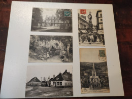 Lot De Cinq Cartes Postales Anciennes - Colecciones Y Lotes