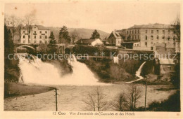 73508443 Coo Stavelot Vue D’ensemble Des Cascades Et Des Hotels Coo Stavelot - Otros & Sin Clasificación