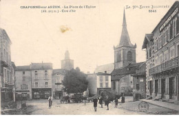 CRAPONNE SUR ARZON - La Place De L'Eglise - état - Craponne Sur Arzon