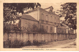 VILLENEUVE DE MARSAN - Ecole Communale - Très Bon état - Villeneuve De Marsan