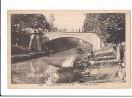 VILLEPARISIS: Le Pont Du Canal - Très Bon état - Villeparisis