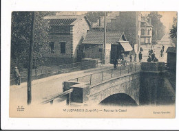 VILLEPARISIS: Pont Sur Le Canal - Très Bon état - Villeparisis