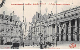 NANTES - Grande Semaine Maritime LMF - Août 1908 - La Place Graslin Décorée - Très Bon état - Nantes