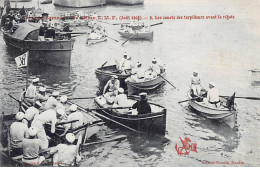 NANTES - Grande Semaine Maritime LMF - Août 1908 - Les Canots Des Torpilleurs Avant La Régate - Très Bon état - Nantes