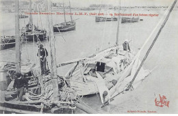 NANTES - Grande Semaine Maritime LMF - Août 1908 - Renflouement D'un Bateau Régatier - Très Bon état - Nantes