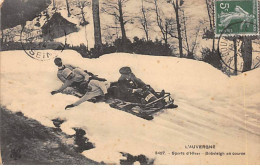 L'AUVERGNE - Sports D'Hiver - Bobsleigh En Course - Très Bon état - Auvergne Types D'Auvergne