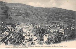 ALLEVARD LES BAINS - Vue Générale Et Montagne De Brame Farine - Très Bon état - Allevard