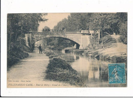 VILLEPARISIS: Pont De Mitry, Canal De L'ourcq - Très Bon état - Villeparisis