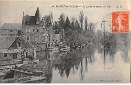 MORET SUR LOING - Le Loing En Amont Du Pont - Très Bon état - Moret Sur Loing