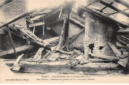 NANCY - Bombardement Des 9 10 Septembre 1914 - Rue Clodion - Intérieur Du Grenier - Très Bon état - Nancy