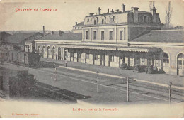 Souvenir De LUNEVILLE - La Gare, Vue De La Passerelle - Très Bon état - Luneville
