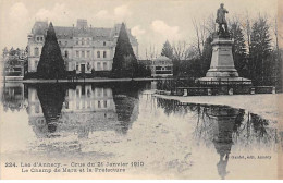 Lac D'ANNECY - Crue Du 21 Janvier 1910 - Le Champ De Mars Et La Préfecture - Très Bon état - Annecy