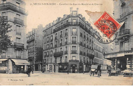 NEUILLY SUR SEINE - Carrefour Des Rues Du Marché Et De Chartres - état - Neuilly Sur Seine