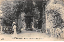 ROBINSON - Entrée Du Restaurant Des Roches - Très Bon état - Le Plessis Robinson