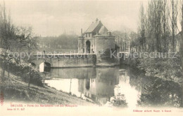 73508338 Bruges Flandre Porte Des Marechaux Vue Des Remparts Bruges Flandre - Altri & Non Classificati